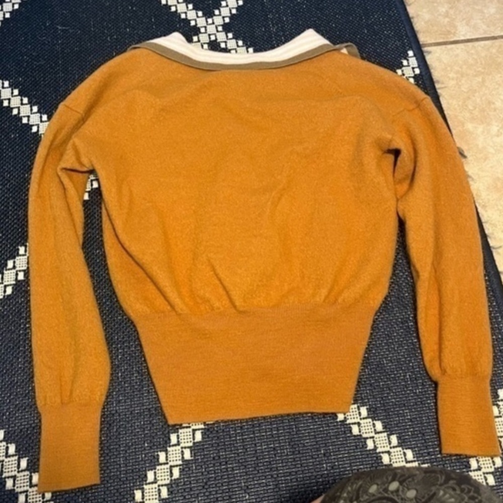 Madewell Colorblock Polo Sweater,
100% merino wool, size XS - Picture 2 of 12